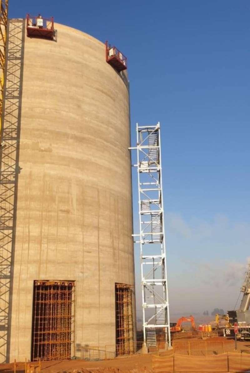 Steel Silo Stairs Towers